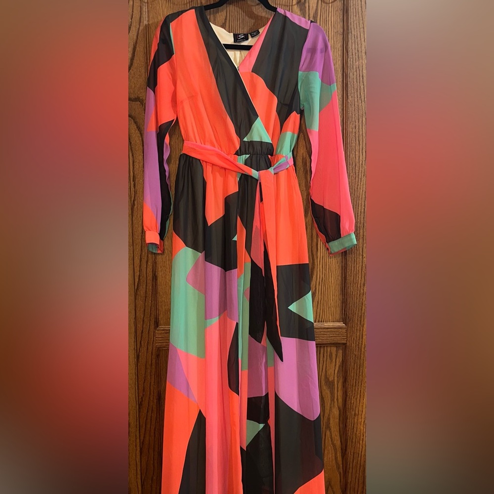 Geometric Print Dress